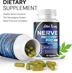 Nerve Recovery Pro – Nerve Support Supplement with Alpha Lipoic Acid, Turmeric & Acetyl-L-Carnitine – Supports Healthy Nerve Function, Circulation & Blood Flow – 30 Capsules - 1 Pack