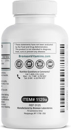 Bronson Zinc Triple Play 30 mg Triple Coverage Immune Support with Zinc Acetate, Picolinate & Orotate - Immune, Antioxidant & Skin Health Support - 100 Vegetarian Capsules