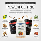 Snap Supplements Big Boy Bundle, Includes Prostate Health with Saw Palmetto for Men, Testo Booster for Men & Nitric Oxide Booster, 90 Capsules Each