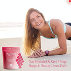 rhythm Girl, Bye | 30 Servings | Fast-Acting Keto UTI Relief & Defense + Rapid Hydration Urinary Tract Health Drink Mix | pH Balancing | Workout & Intimacy | Intermittent Fasting (Strawberry Lemonade)