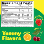 L’il Critters Immune C Daily Gummy Supplement Vitamin for Kids, Vitamin C, D and Zinc for Immune Support, Orange, Lemon, Strawberry and Cherry Flavors, 190 Gummies (Packaging May Vary) (Pack of 2)