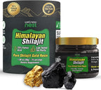 Wellness Nest Gold Grade Pure Himalayan Shilajit Resin: Ultimate Potency for Men & Women - 24k Gold, 75%+ Fulvic Acid, Lab Test Report Included - 30g (1 Pack), 75 Servings