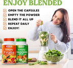 Simply Nature's Pledge - Packed with 42 Different Fruits & Vegetables - 2-Month Supply - Made with Real, Non-GMO Whole Foods - Supports Energy & Overall Wellness - Soy-Free - 360 Capsules
