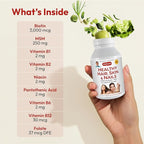 ANDREW LESSMAN Healthy Hair, Skin and Nails 360 Capsules - 3000 mcg High Bioactivity Biotin, B-Complex. Promotes Beautiful Skin, Strong Nails. No Additives Hair Growth Vitamins Biotin Supplement