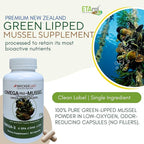 Bricker Labs Joint Comfort and Sugar Balance | Omega Cyclo Mussel for Joint Health + Big-V Triple Strength Vanadyl for Blood Sugar Support