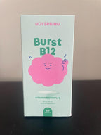 JoySpring Burst B12 Drops - Vitamin B Complex for Kids with Methyl B12 Supplement to Support Healthy Growth & Development, Vegan Liquid B12 Drops, Ages 3-16+ | 2 fl oz (60 Servings)
