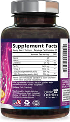 Omega 3 Fish Oil Supplements - 2400mg Fish Oil Per Serving - Triple Strength Omega-3 with EPA & DHA Fatty Acids - Natural Heart, Brain & Immune Support - Wild Caught, Bottled in USA - 180 Softgels