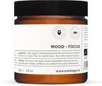Erbology Organic Lion's Mane Mushroom Powder 50 Servings - 32% Beta-glucans - Calm and Focus - Hericium Erinaceus - Small Batch - Sustainably Grown in Europe - Vegan - Non-GMO - No Added Fillers