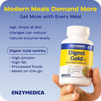 Enzymedica, Digest Gold + ATPro, Maximum Strength Enzymes, 45 Capsules