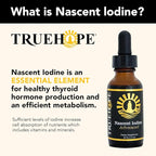 Pure Nascent Iodine Liquid Supplement - Potent Tincture, Fast-Absorbing, No Fillers, Binders or Additives, Pure Nascent Iodine Advanced 2% Drops 1 Fl Oz, 30 ml