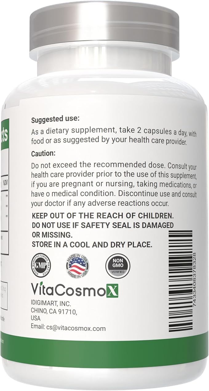 Fisetin Quercetin Resveratrol Supplement, 1,200 mg, 120 Veggie Capsules 100% Vegetarian, Non-GMO & Gluten Free (3)
