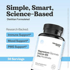 Zinc & Magnesium + Berberine | Zinc Picolinate Magnesium Glycinate Supplements with Vitamin B6 + Berberine 1500mg HCl Supplement | Reproductive Health, Hormone Balance & Immune Support | 30 Day Supply