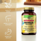 SOLGAR Boswellia Resin Extract Vegetable Caps, 60 CT
