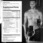 Mdrive Boost and Burn Testosterone Support Supplement and Fat Burner with Zinc, KSM-66 Ashwagandha, 75 Capsules