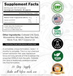 I Am Joy Co. Ormus Gold Oil Monoatomic | Supports Deeper Thought, Intuitive Awareness & Dream Clarity | Rich with Minerals, Platinum, Iridium | Non-Chemical Extraction | 4oz