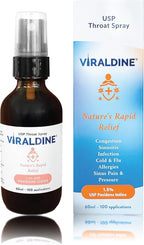 1.5% Povidone-Iodine Sore Throat Spray, Microplastic-Free Bottle, FSA Eligible, 60ml