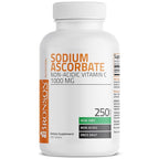 Bronson Sodium Ascorbate Non Acidic Vitamin C 1000 Mg Tablets - Gentle On The Stomach - Immune System Booster - Powerful Antioxidant - Non GMO Vitamin C Supplement, 250 Count