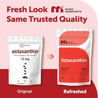 Micro Ingredients Astaxanthin 12mg with MCT Oil, 120 Softgels, 4 Month Supply | Premium Astaxanthin Antioxidant Supplements* | Fresh Microalgae Source | Triple Strength, Non-GMO, Gluten Free, No Soy