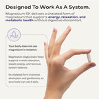 Magnesium 101 by Dave Asprey | Daily Support for Sleep, Metabolism, Relaxation, & Heart Health | 300 mg Chelated Magnesium Bisglycinate | High Absorption Magnesium | 30 Day Supply