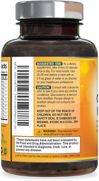 Turmeric Curcumin Supplement - 95% Curcuminoids with Glucosamine, Ginger & MSM, BioPerine Black Pepper Extract for Best Absorption, Natural Vegan Joint Support, Non-GMO, Bottled in USA - 120 Capsules