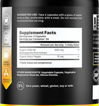 Organic Ashwagandha KSM-66 1000 mg Supplement | Adaptogen for Cortisol Support & Stress Relief | Mood, Calm & Sleep Aid for Men & Women | Ashwagandha ritual vitamins for women | 60 Vegan Caps