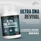 NAD+ Support Supplement | Ultra DNA Revival Formula | Cellular Energy & Wellness Support | Premium NMN + Resveratrol Blend | Vegan Capsules | 60 Count