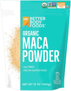 BetterBody Foods Organic Maca Powder, Non-GMO & Gluten-Free, 12 Ounce