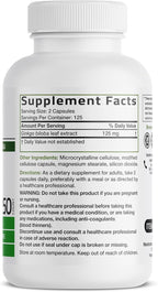Bronson Ginkgo Biloba Extra Strength Supports Brain Function & Memory Support, 250 Vegetarian Capsules