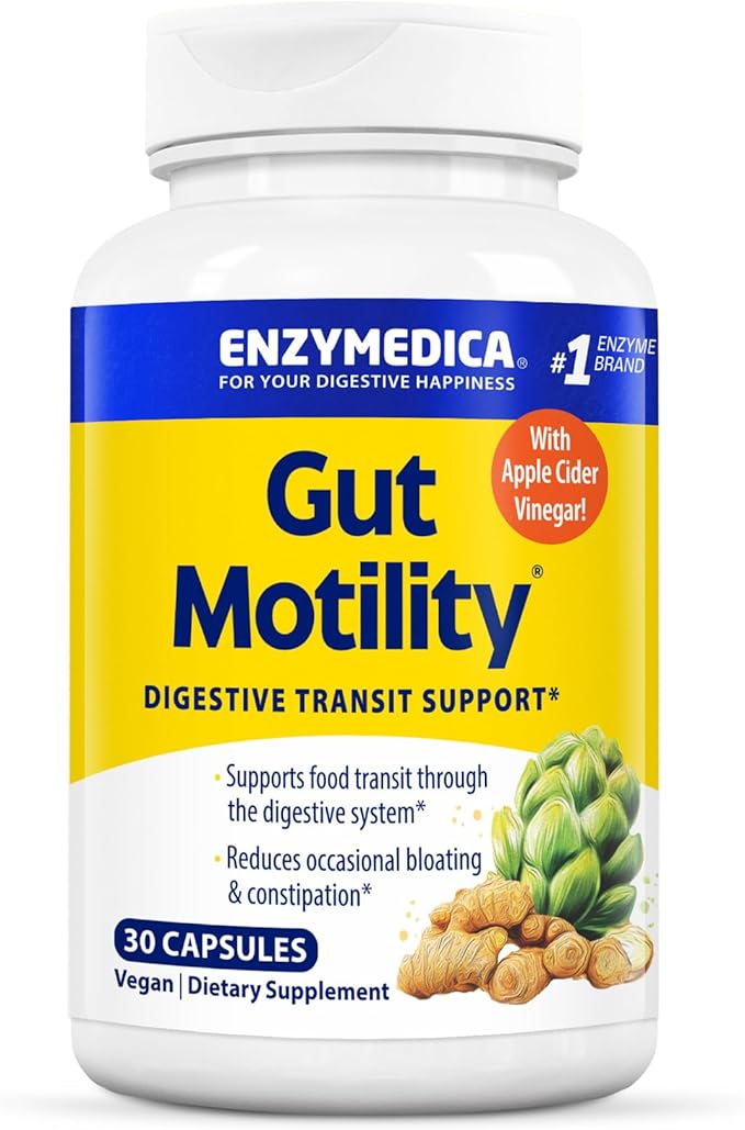 Enzymedica, Gut Motility, Digestive Transport Support, 30 Count