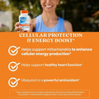 Doctor's Best Kaneka Ubiquinol 200 mg Supplement for Men & Women - Reduced Form CoQ10, Coenzyme Q10 200mg for Antioxidants & Heart Health Support, Non GMO, Gluten Free, Soy Free - 120 Softgels