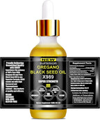 Oil of Oregano with Black Seed Oil - 400 Servings, 2 in 1 Wild Oregano Oil with Black Seed Oil Drops