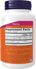 Now Supplements, Vitamin E-400 IU, Mixed Tocopherols, Antioxidant Protection*, 100 Softgels, (Pack of 2)
