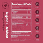 Debloating and Daily Digestion Drink Mix – Anti-Bloating and Gut Health Supplement with Digestive Enzymes, Prebiotics, and Organic Superfoods – Detox and Debloat - Pineapple Ginger Flavor