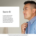 THORNE - Sacro-B - Saccharomyces boulardii - Shelf Stable Probiotic - Gut Health Supplement to Support Immune Function in the Gut - Occasional Diarrhea Relief* - Third-Party Certified - 60 Capsules