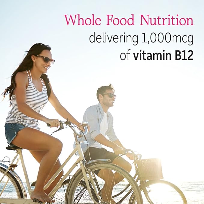 Garden of Life Vitamin Code Raw B-12-30 Capsules, 1,000mcg Whole Food B12 Methylcobalamin for Energy, Vegan Methylcobalamin Vitamin Plus Probiotics and Enzymes, Gluten Free Supplements (Pack of 6)