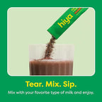HIYA Kids Greens Powder Sticks - 55 Whole-Food Sourced Ingredients & Delicious Flavor - Greens Superfood Powder for Kids (Chocolate)