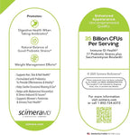 ScimeraMD® Asprega Probiotic + Prebiotic Supplement for Digestive Health and Immune System Support, 35 Billion CFUs, 30 CT