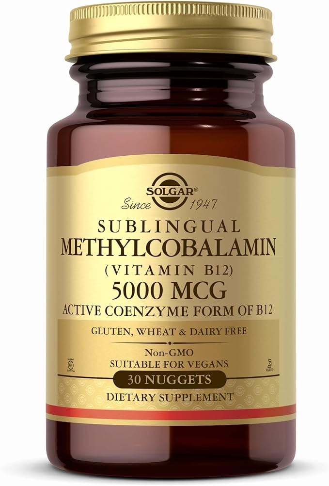 Methylcobalamin (Vitamin B12) 5000 mcg Solgar 30 Nugget