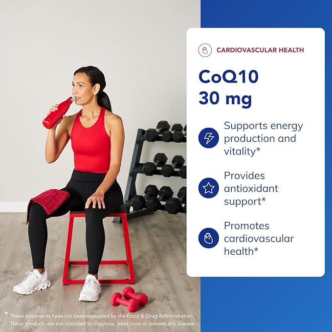 Pure Encapsulations CoQ10 30 mg | Coenzyme Q10 Supplement for Energy, Antioxidants, Brain and Cellular Health, Cognition, and Cardiovascular Support* | 120 Capsules