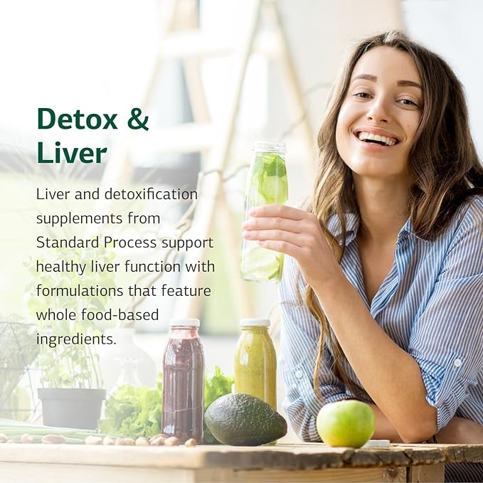 Standard Process Antronex - Liver Health Supplement - Gluten-Free, Non-Dairy & Non-Soy - 180 Tablets (180 Servings)
