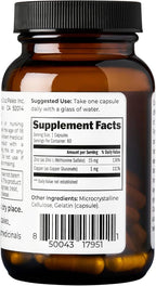 Santa Cruz Paleo, Zinc & Copper Mineral Supplement, High Absorption Formula, Zinc Supplement for Skin & Hair, L Methionine, Copper Gluconate, Trace Minerals, Gluten Free, Keto, Paleo, 60 Capsules