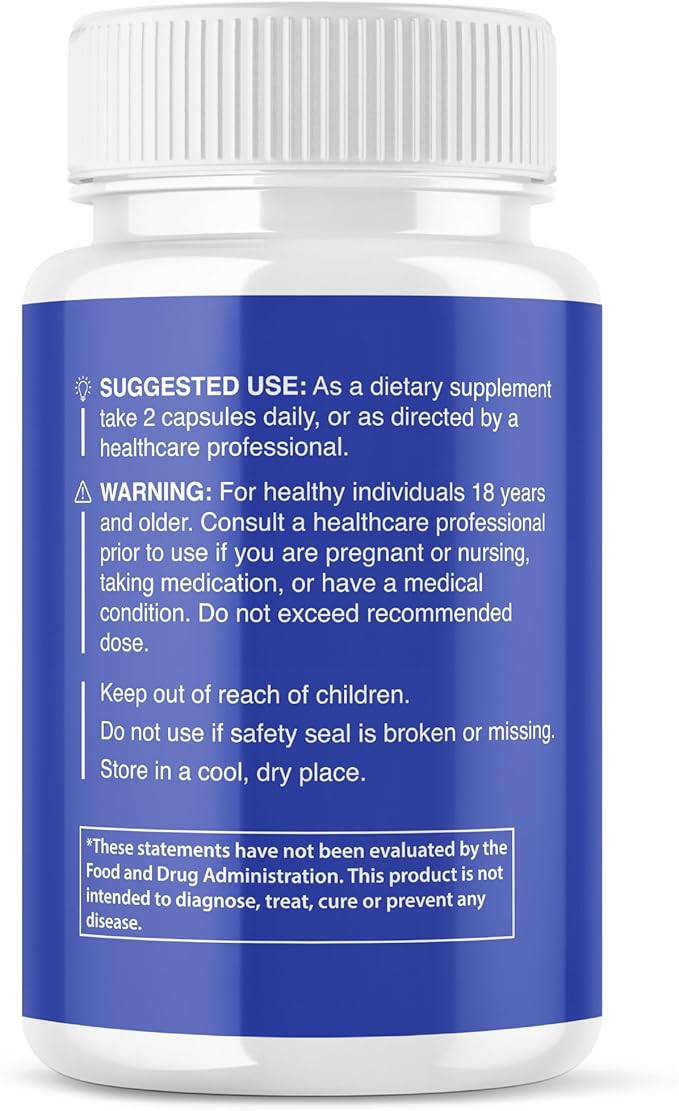 (3 Pack) Focus Max Capsules, FocusMax Brain Supplement Pills Advanced Maximum Strength Formula for Mental Clarity, Attention, Sharp Memory, Calm Mind Mood, Health & Wellness Support Capsulas (180 ct)