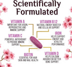 Multivitamin for Women - Essential Daily Womens Multivitamins with Calcium, Folic Acid, Vitamin A, C, D, E, B Vitamins, Zinc and Iron - Energy, Focus & Immune Support, Bottled In USA - 60 Softgels