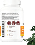 NMN 1000mg per Serving, Ultimate 10-in-1 NAD+ Support with Trans-Resveratrol, Apigenin, CoQ10, Vitamin C, 120 Vegetarian Capsules