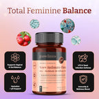 Veev Intimate Flora – Vaginal & Gut Microbiome Support – 50 Billion CFU Probiotics with Prebiotics, Cranberry, D-Mannose & Hyaluronic Acid – 180 Caplets (2 x 90) – 6-Month Supply