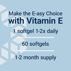 Life Extension Gamma E Mixed Tocopherols & Tocotrienols – Complete Vitamin E Spectrum, Antioxidant Protection – Non-GMO, Gluten-Free – 60 Softgels, (Pack of 2)