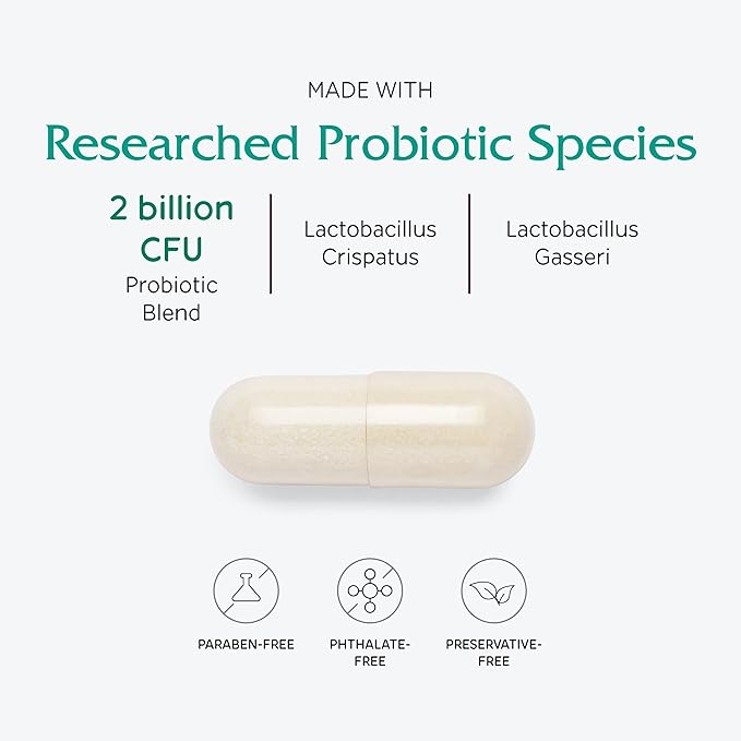 Vitanica Fresh V-Probiotics - Women's Probiotic for Vaginal Health - Contains Lactobacillus Gasseri - Free of Filler, Fragrances, Parabens, Preservatives & Artificial Colors - 30 Suppository Tablets