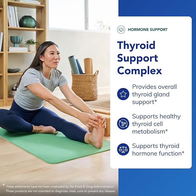 Pure Encapsulations Thyroid Support Complex - Supports Thyroid Health* - Antioxidant Infusion - with Ashwagandha & Iodine - Non-GMO & Vegetarian - 120 Capsules