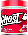 GHOST Legend Pre Workout Powder, Sonic Cherry Limeade - 30 Servings – Pre-Workout for Men & Women with Choline, L-Citrulline, & Beta Alanine for Energy & Focus