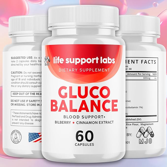Life Support Labs Capsules, Official LifeSupportLabs Blood Health Pills with All Natural Ingredients, Life Support Labs Advanced Health & Wellness with Premium Vitamins for Women & Men (60 Capsules)